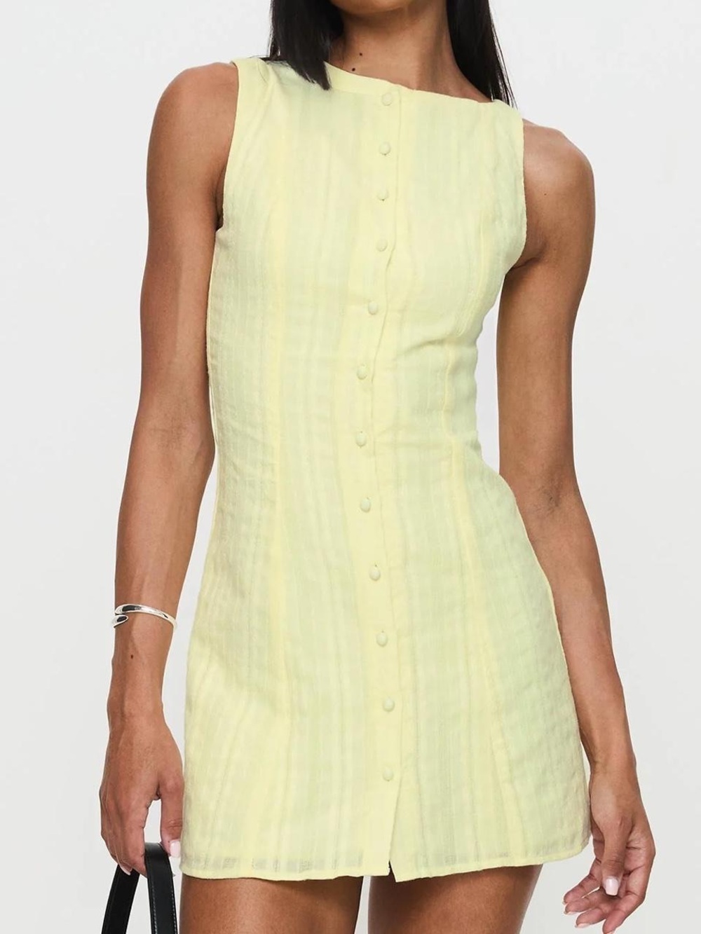 Princess Polly Butter Yellow Mini Dress